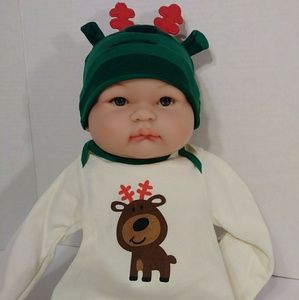 Deer Hat & Baby Onesies Set - NEW